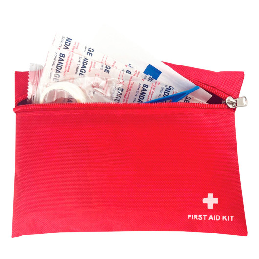 First Aid Pouches Open